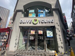 Olive Young storefront sources dozens of cosmetic brands